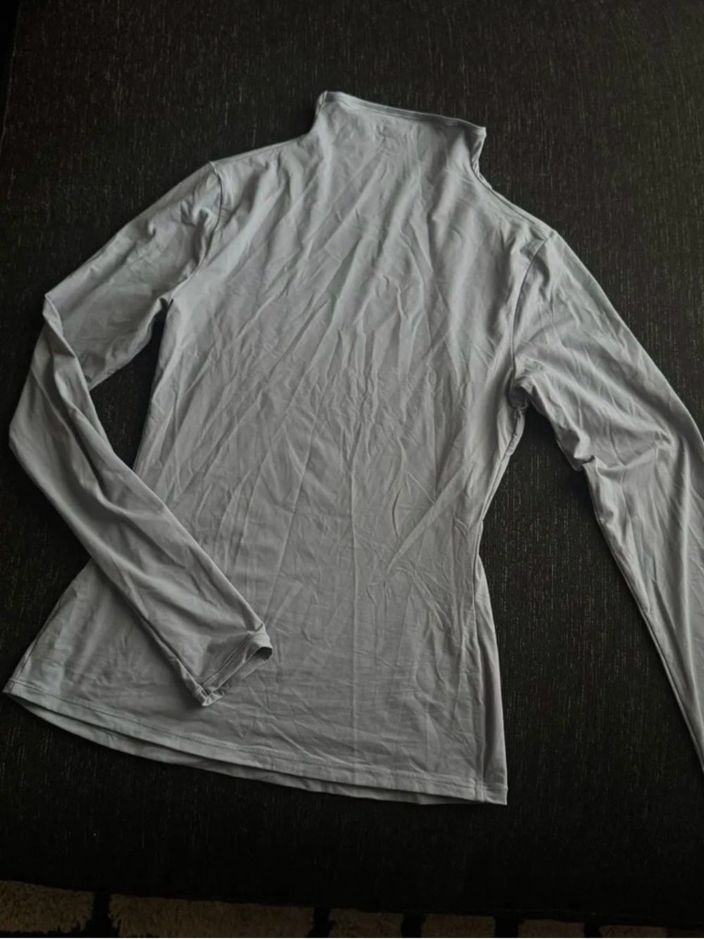 SKIMS Blue Long Sleeve Turtleneck Top - Picture 3 of 3